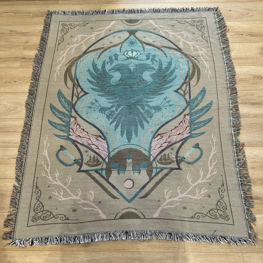 King Of Scars Tapestry Throw‎ Blanket 60x51 Rule Of Wolves Cozy Decor